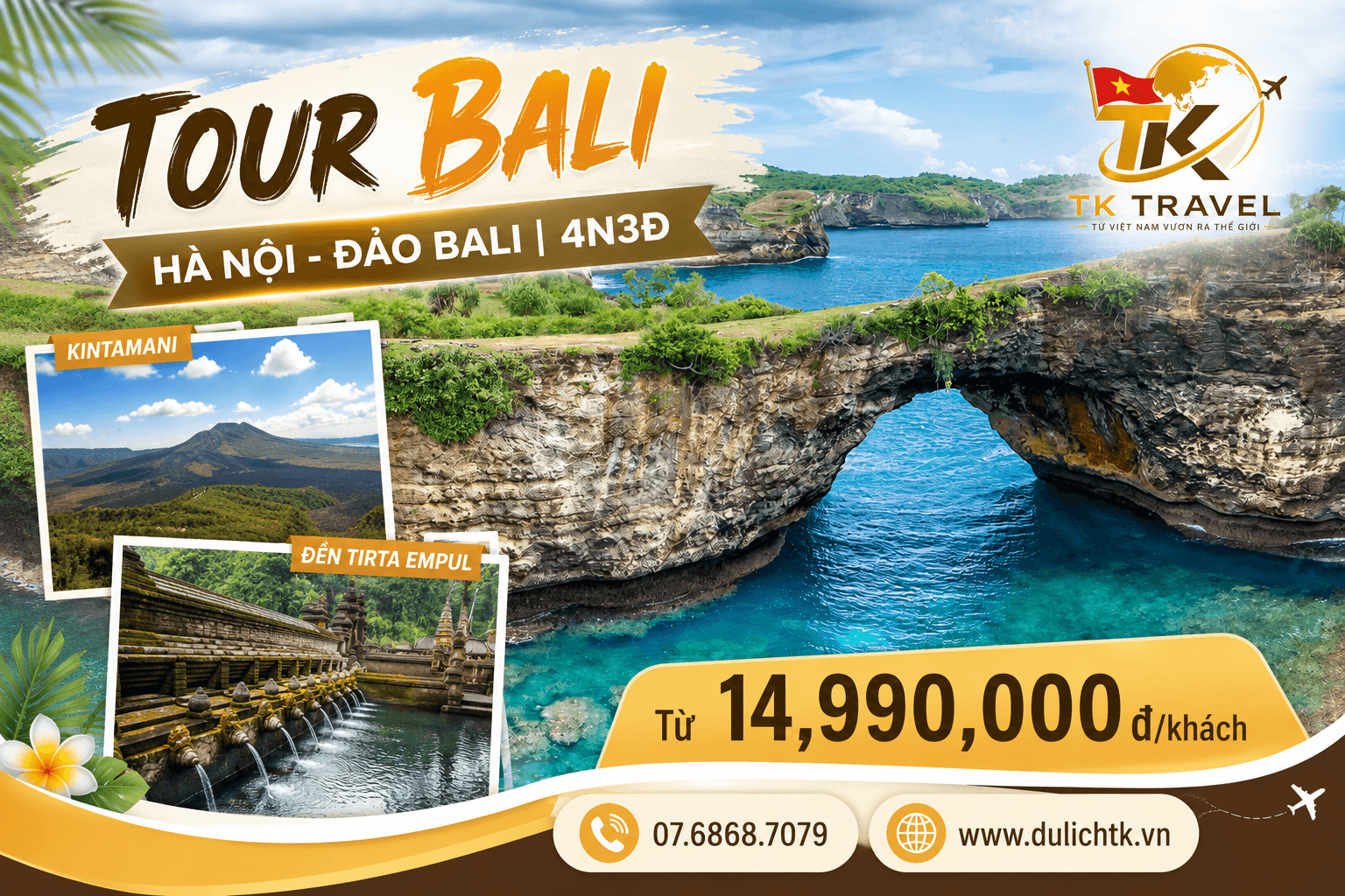 TOUR BALI | HÀ NỘI - ĐẢO BALI | 4N3Đ